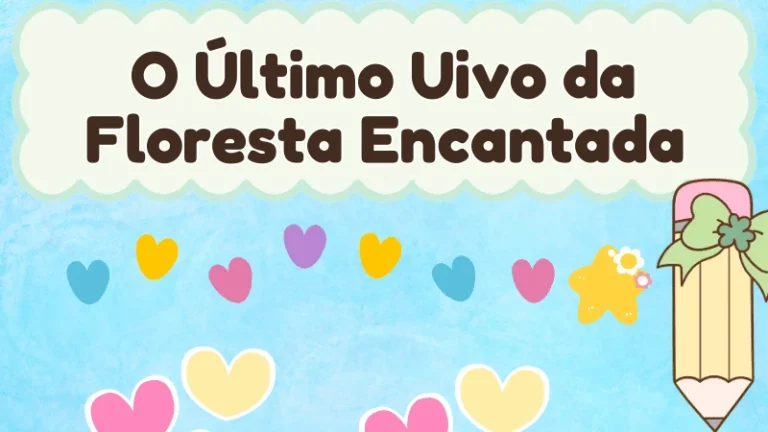 Capa da história infantil O Último Uivo da Floresta Encantada