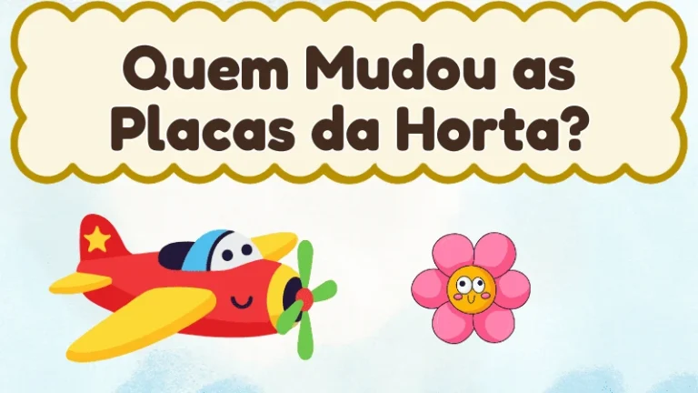 Capa da história infantil Quem Mudou as Placas da Horta?