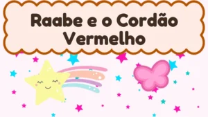 Capa da história infantil Raabe e o Cordão Vermelho
