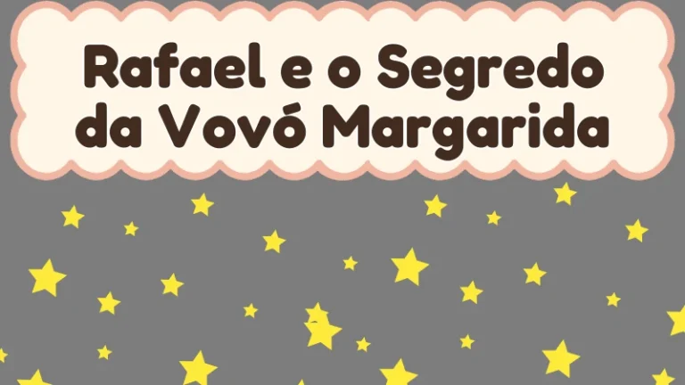 Capa da história infantil Rafael e o Segredo da Vovó Margarida