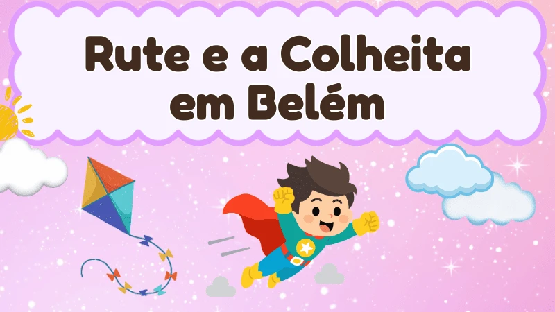 Capa da história infantil Rute e a Colheita em Belém