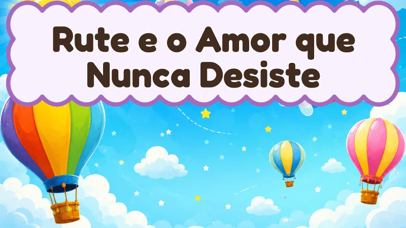 Capa da história infantil Rute e o Amor que Nunca Desiste