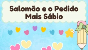 Capa da história infantil Salomão e o Pedido Mais Sábio