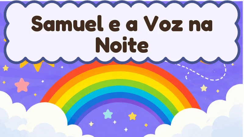 Capa da história infantil Samuel e a Voz na Noite