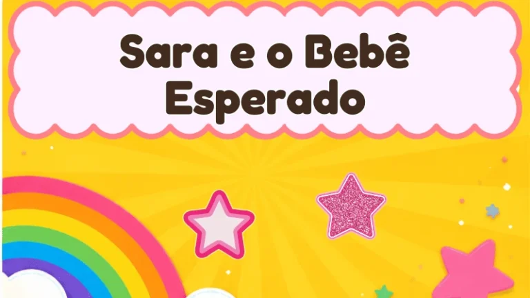 Capa da história infantil Sara e o Bebê Esperado