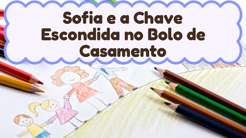 Sofia e a Chave Escondida no Bolo de Casamento